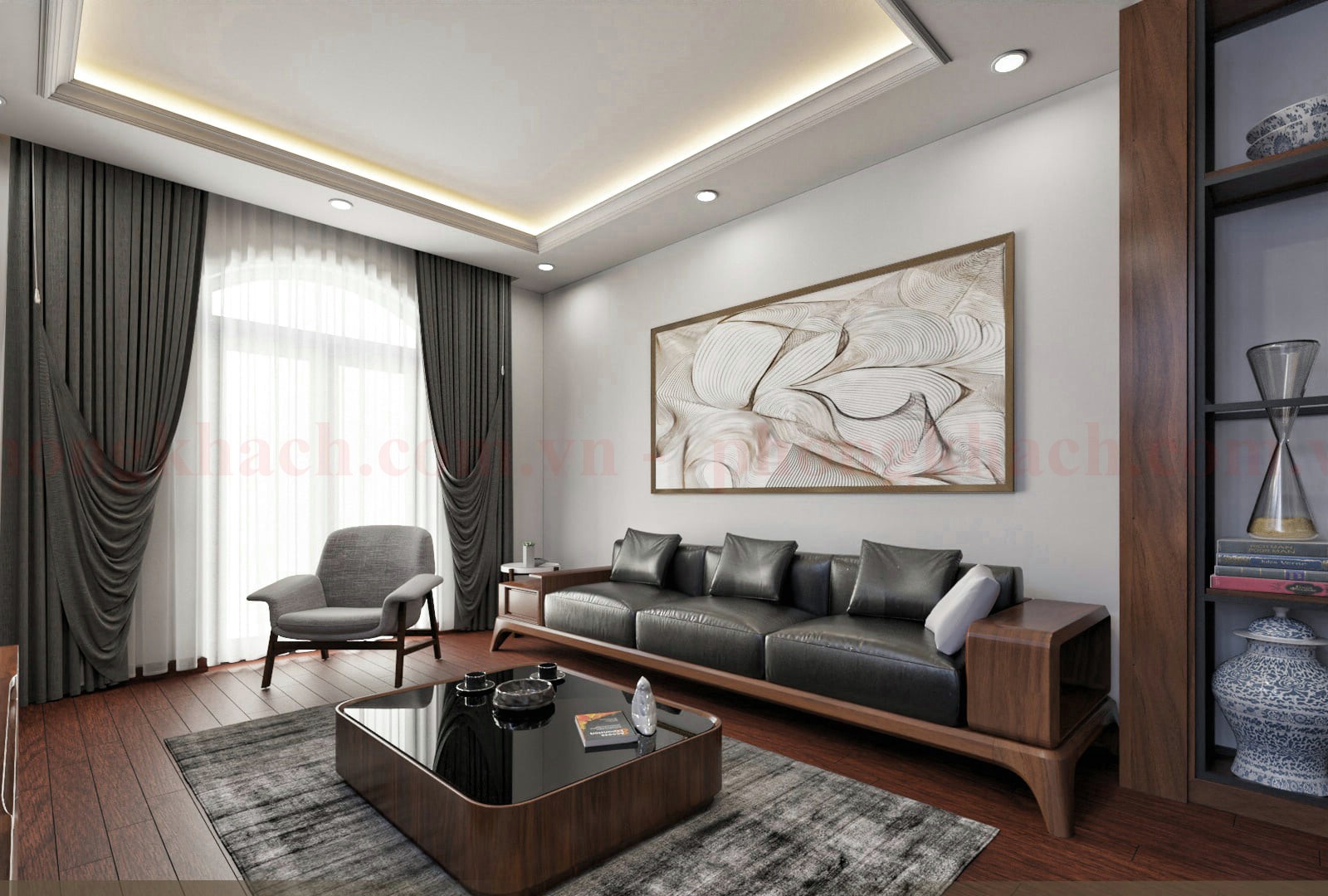 ộ sofa gỗ nhỏ, thiết kế tối giản cho phòng khách nhỏ hoặc phòng ngủ master