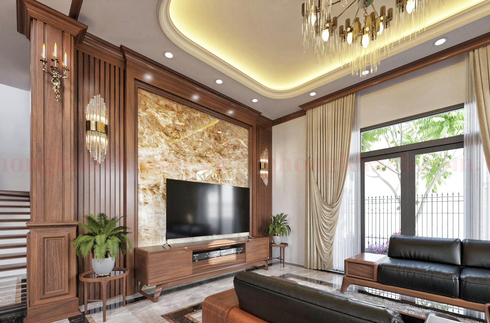 Kệ tivi gỗ đẹp phong cách hiện đại